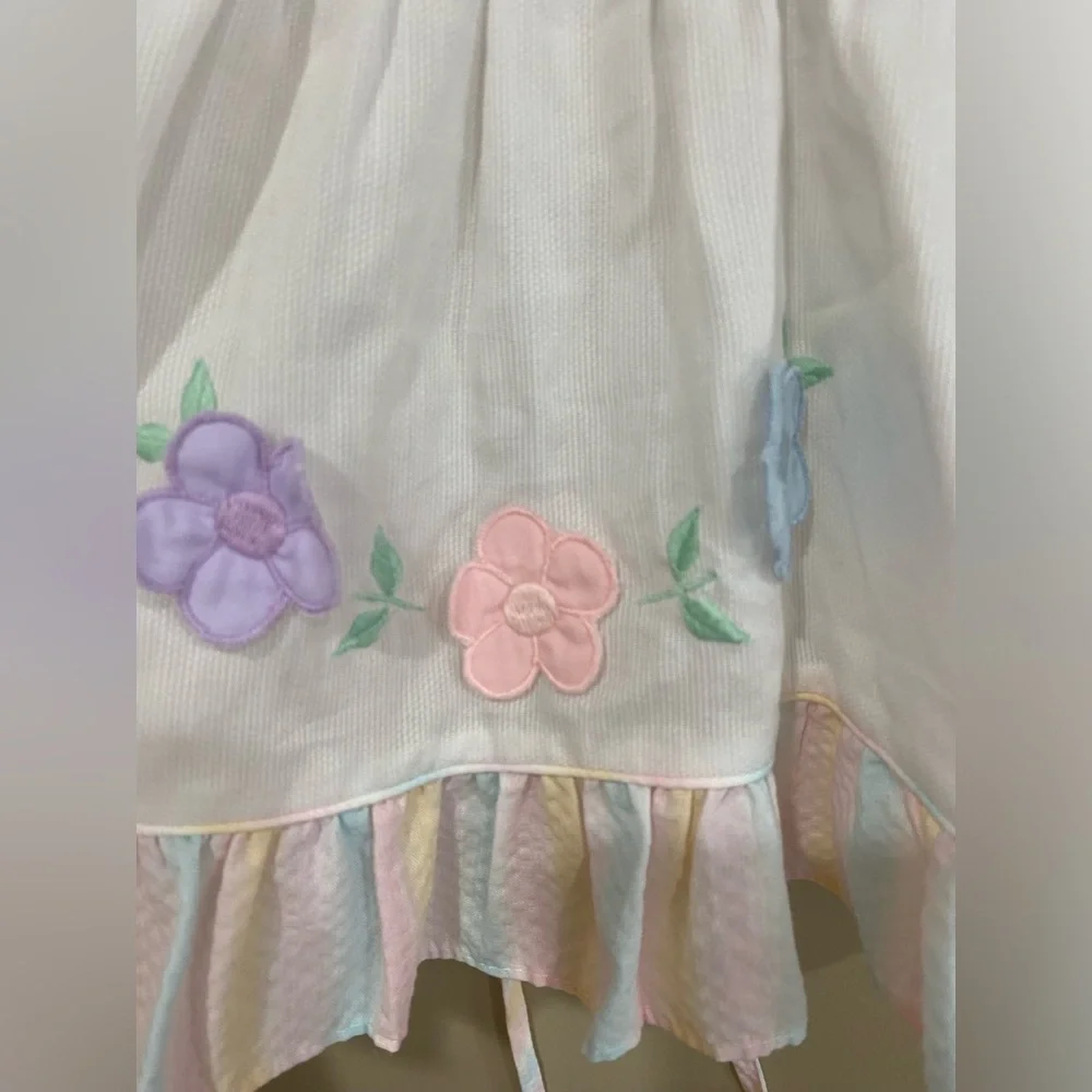 Vintage dress/pinafore 24 months. matching set with bloomers🍭 - Picture 2 of 8